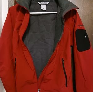 Red Columbia Titanium Series Jacket, Medium